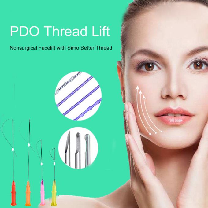 Skin Rejuvenation Mono Thread Lift Biocompatible PDO Absorbable Thread Lift