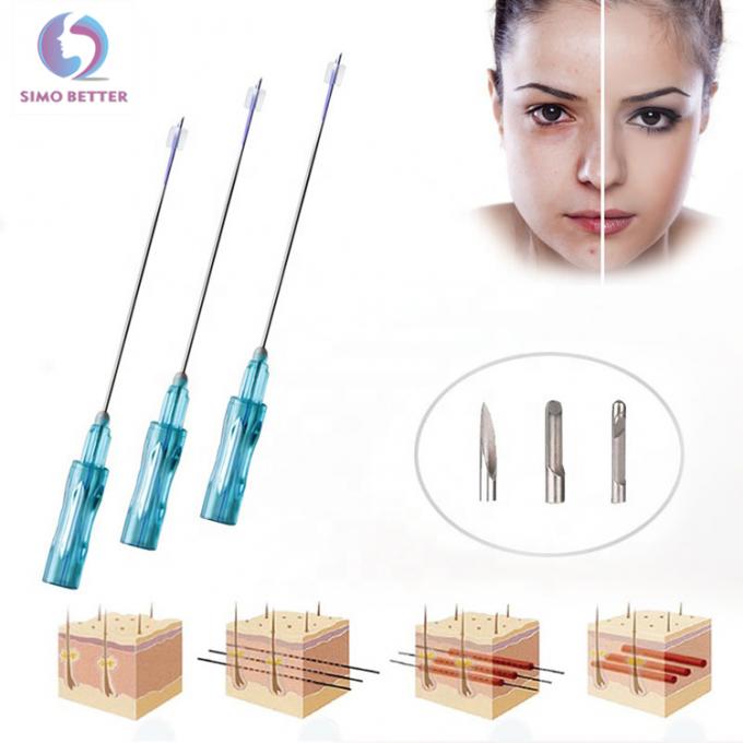 Cog 3D 4D face lifting blunt needle polydioxanone hilos pdo thread lift korea