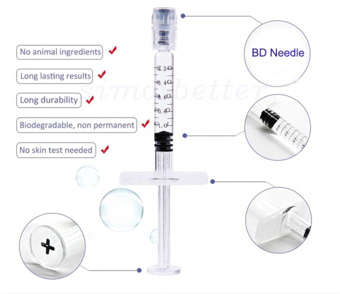 Biodegradable Facial Beauty Injectable Dermal Fillers For Breast Augmentation