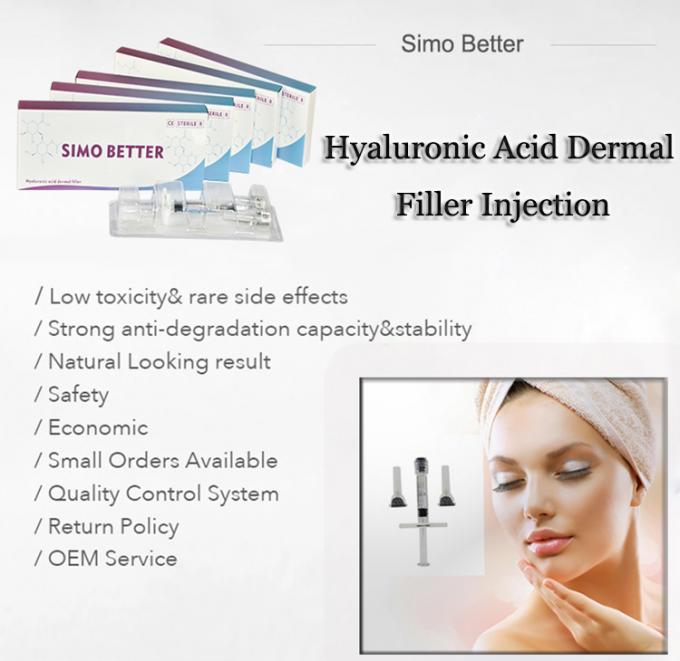 Sodium Hyaluronate Injectable Dermal Fillers Non Surgical Lip Enhancement Gel