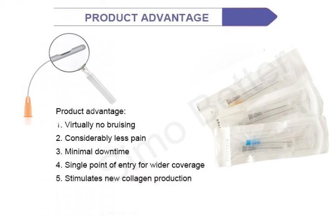 Medical Blunt Tip Syringe Needles Micro Cannula Piercing Needle For Filler Injection